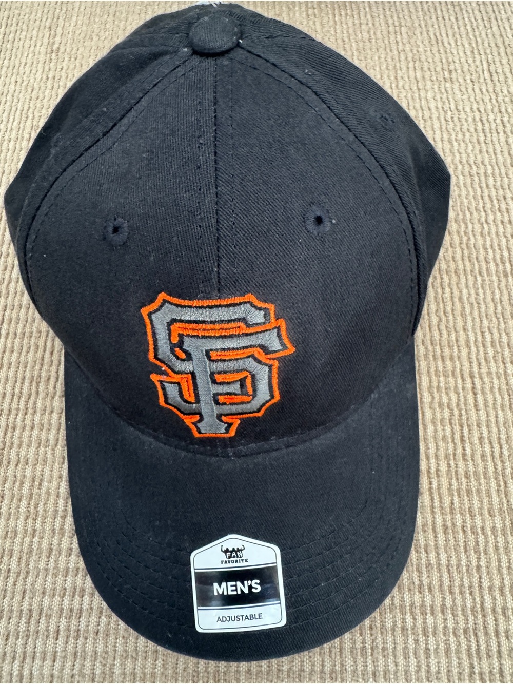 San Francisco Giants MLB Men’s Hat in Black and Orange, New